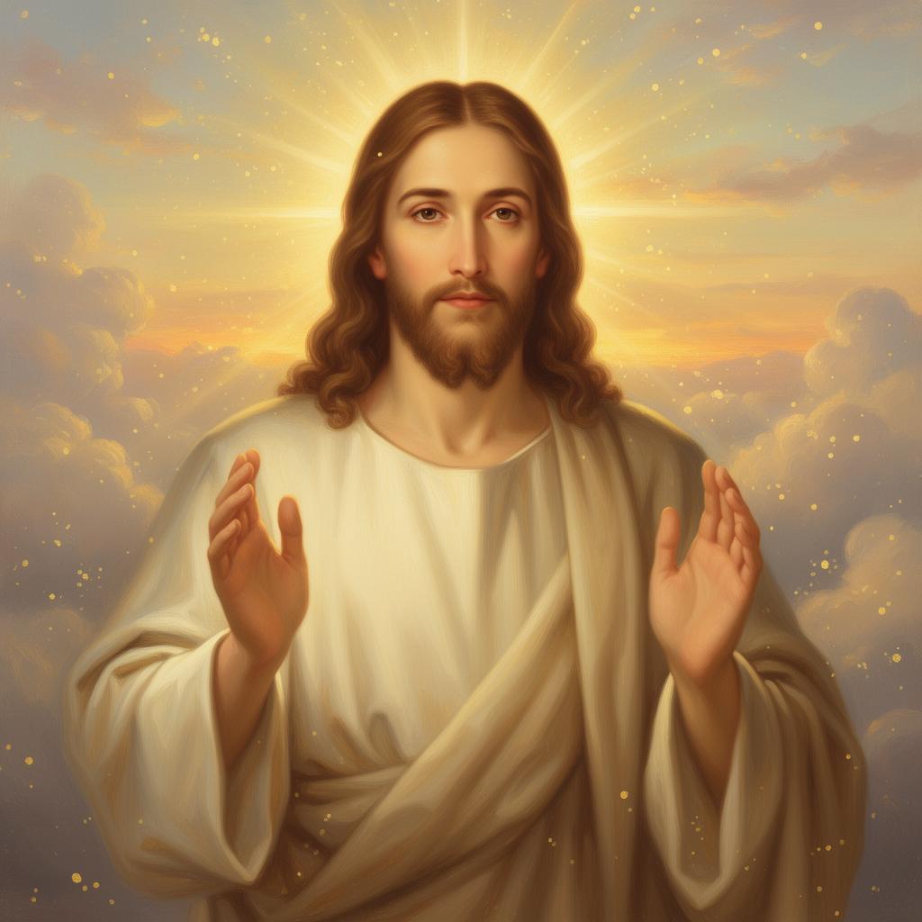 Representação artística respeitosa de Jesus Cristo